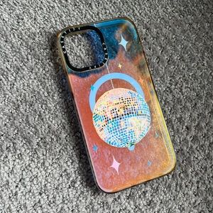 Casetify holographic disco ball case with magsafe charging